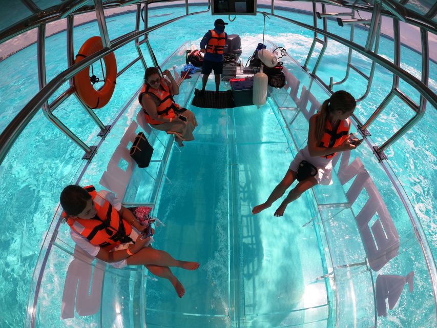 Cancún: Nichupté Lagoon Transparent Boat Tour with Drinks - Price and value: does $40 make sense?