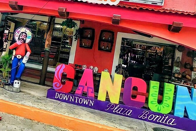 Cancun Private Shopping Tour! City Sightseeing - Playa Delfines: Calm Beach Time and the Cancun Color Sign