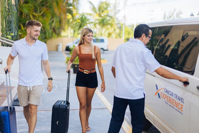 Cancun: Private Transfer to/from Puerto Juarez Hotels or Ferry - Where Your Driver Waits at CUN, Terminals Included