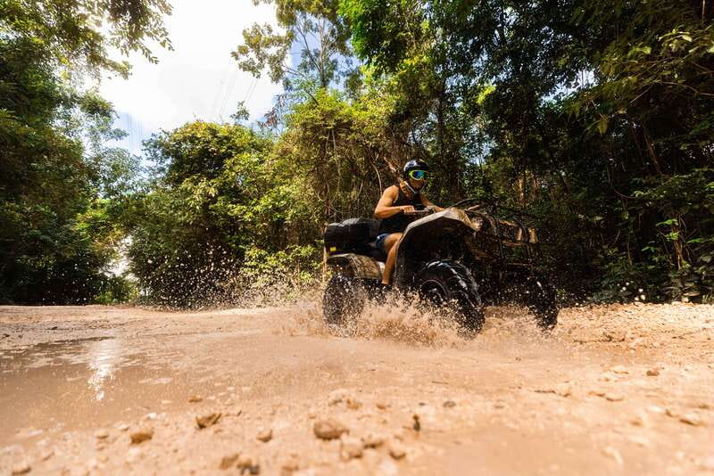Cancun & Riviera Maya: ATV, Zipline, & Cenote Combo Tour - 4 hours of ATV, zip lines, and a real cenote, not a show