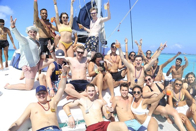 Cancun Sailing Catamaran Islas Mujeres With Luxury Beach Club - Isla Mujeres beach club: pool, shade, and buffet lunch payoff