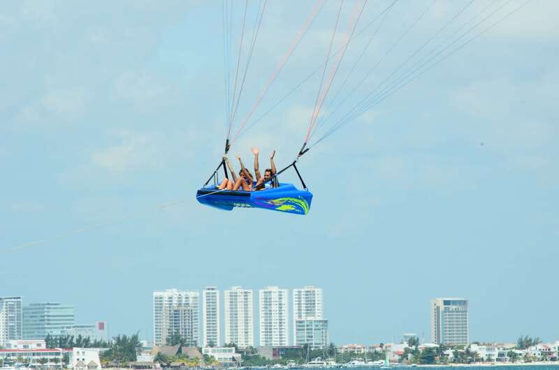 Cancún: Skyrider Parasailing Experience - What You See Above the Cancún Hotel Zone From Skyrider