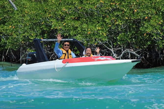 Cancun speedboat and snorkel tour: shared speedboat - Extra costs to budget for, including the $20 cash dock fee