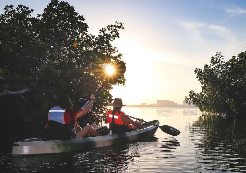 Cancun: Sunset Kayak Experience in the Mangroves - The Photo Stop Break (15 Minutes to Reset and Reframe)