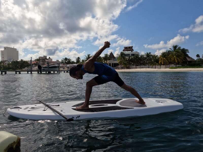 Cancún: Sup Yoga and Meditation over the Caribbean Sea - The yoga part: full-body work plus options for real confidence