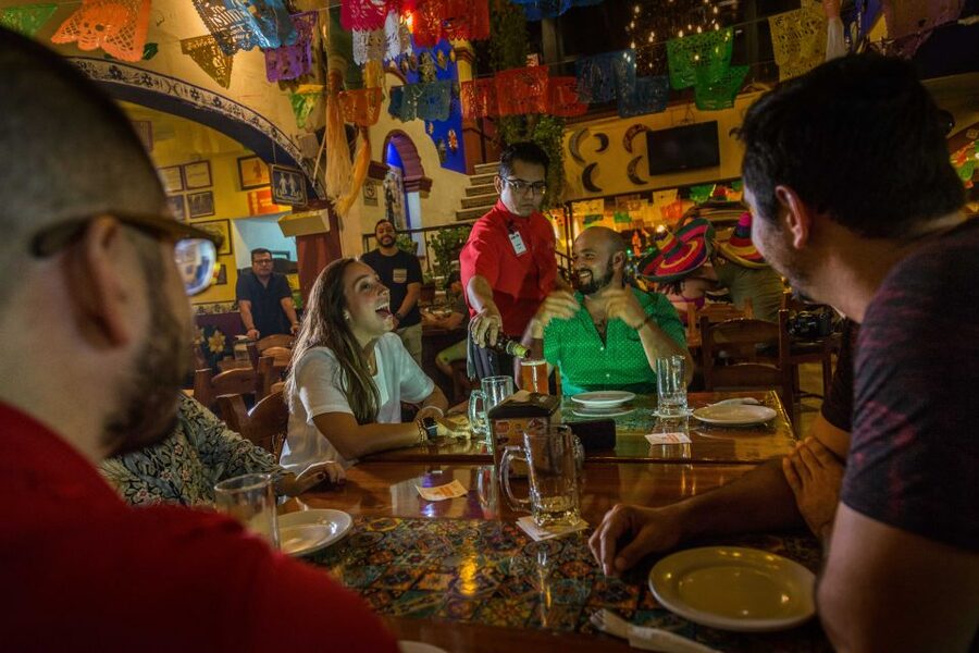Cancún: Taco & Local Beer Tasting Tour with transportation - How the 4 hours break down: 3 restaurant tastings plus a night venue