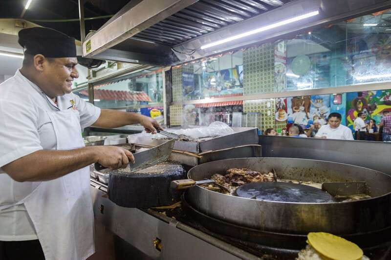 Cancún: Taco & Local Beer Tasting Tour with transportation - Stop 1 near Av. Carlos Nader 25: start strong with your first regional style