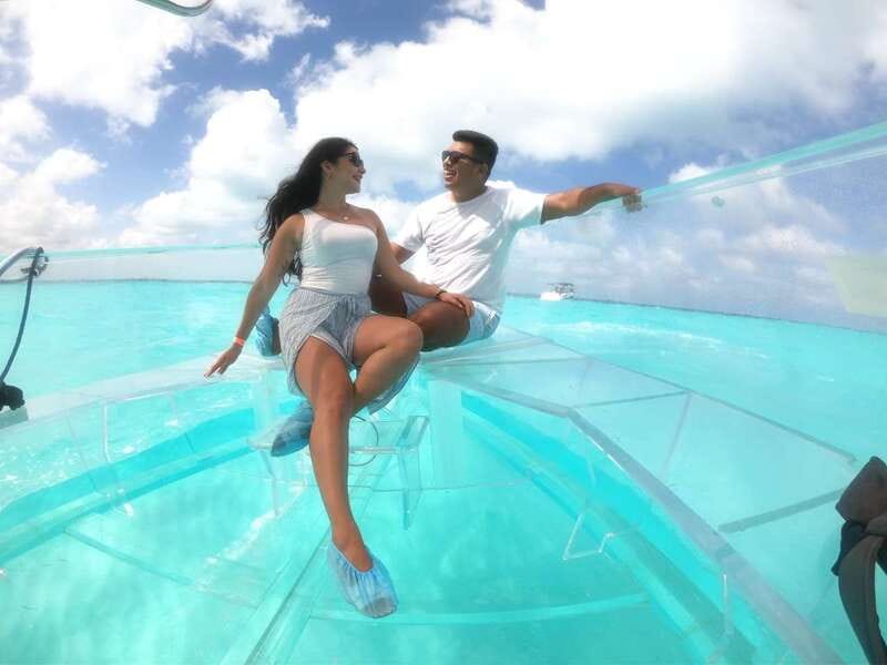 Cancun: Transparent Boat Tour with Drinks - What to bring for comfort and photos in Cancun heat