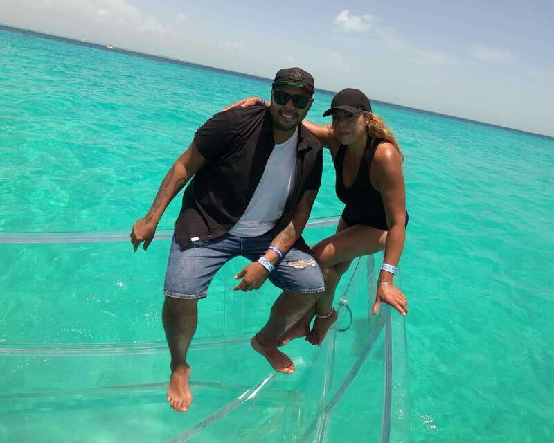 Cancun: Transparent Boat Tour with Drinks - What the 1.5 hours feels like on the water