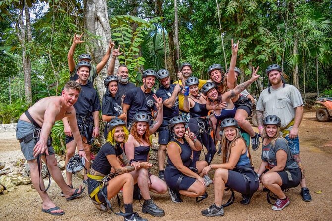 Cancun Wild Day: Zip Lines + ATVs + Cenote + Lunch - Zip lines and suspension bridges: the adrenaline stretch people remember