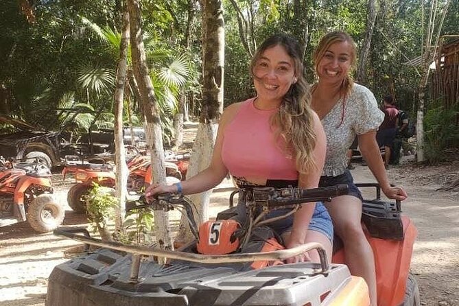 Cancun Wild Day: Zip Lines + ATVs + Cenote + Lunch - ATV jungle circuit: fun speed, dust, and the 16+ driver rule