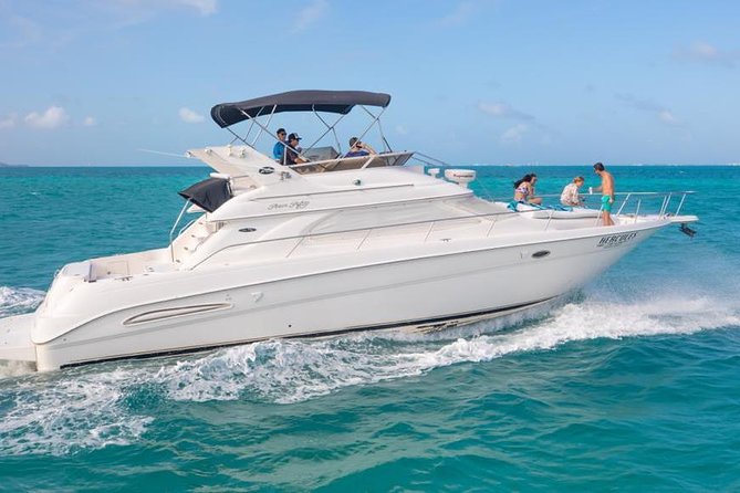 Cancún Yacht Rental SeaRay 46ft 25P13 - Snorkeling and Isla Mujeres upgrade: when it turns into more than a bay swim