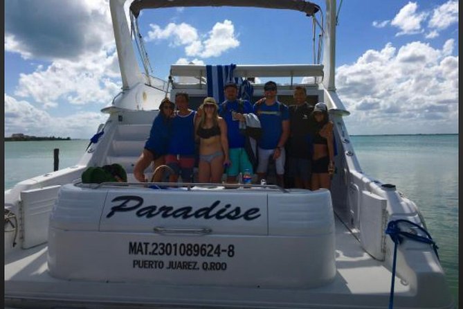 Cancun yachts rental YACHT 46 FT, 15 PAX MAX 25P12 - Choosing 2 vs 4 Hours in Cancun Waters