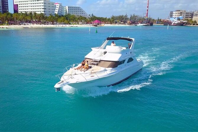 Cancun yachts rental YACHT 46 FT, 15 PAX MAX 25P12 - Cruise Over Cancun Waters, Plus the Views You Actually Remember
