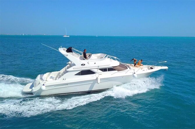Cancun yachts rental YACHT 46 FT, 15 PAX MAX 25P12 - Crew and Service Style That Makes It Feel Private