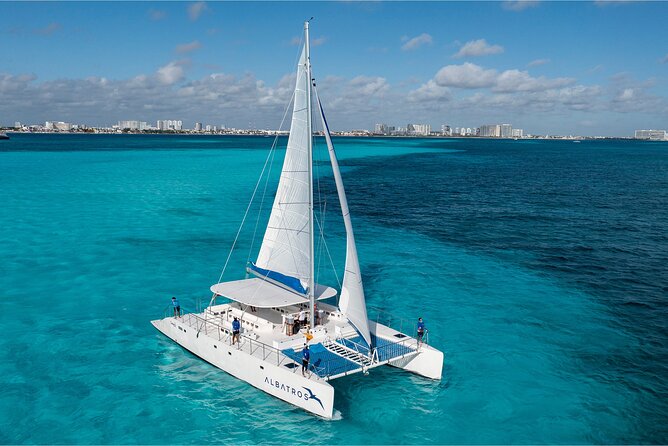 Catamaran Tour to Isla Mujeres Open bar and Lunch - Key things that make this Isla Mujeres catamaran stand out