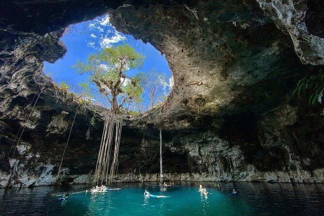 Chichen Itza, Cenote Ikkil and Hubiku+ Valladolid! Deluxe Chichen Itza Tour - Cenote Hubiku: the sunbeam hour and how to make it feel special