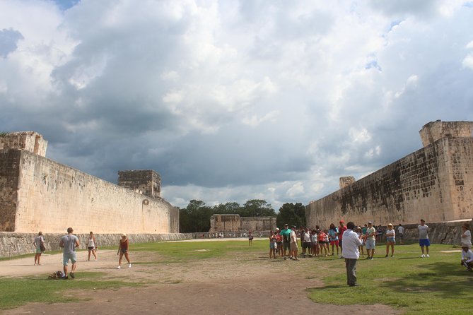 Chichen Itza & Ekbalam with Cenote Swim from Cancun - Ek Balam: climbing above the carvings without the Chichen Itza crowds