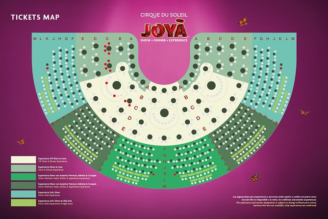 Cirque du Soleil JOYÀ Admission Tickets - Transportation and timing: shared bus, meeting points, and avoiding last-minute confusion