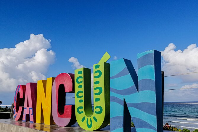 City Tour, Cultural Experience at Cancun! Private Transportation - Playa Delfines: The Cancun Letters Photo Stop