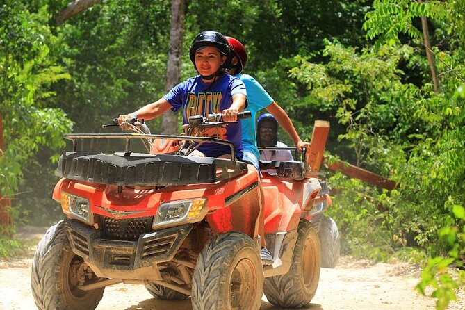 Day Tour with ATV, Zipline and Cenote Adventure from Cancun - Ziplining and Hanging Bridges Over the Canopy