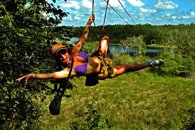 Drive an Atv shared, swim in a Cenote and ziplines in the Cancun - Cancun ATV, Zip Line, and Cenote: What This Combo Really Feels Like