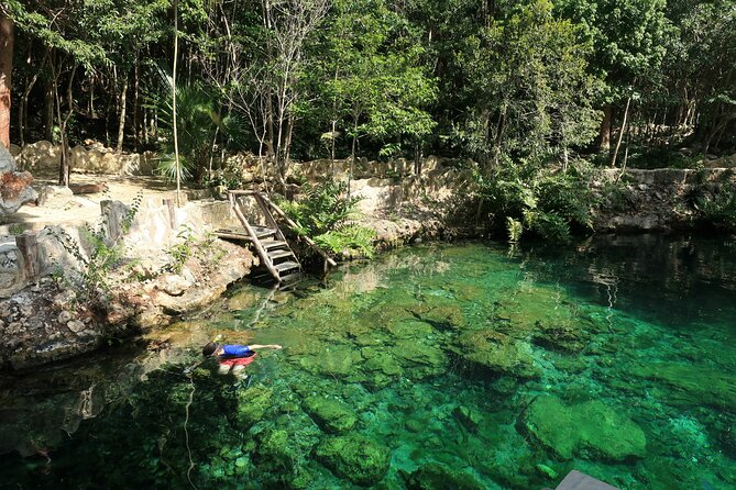 Eco Adventure Cenotes Casa Tortuga!+ Tulum Ruins From Cancun & Playa Del Carmen - Tulum Archaeological Zone: ocean views and 2 hours of Mayan remains