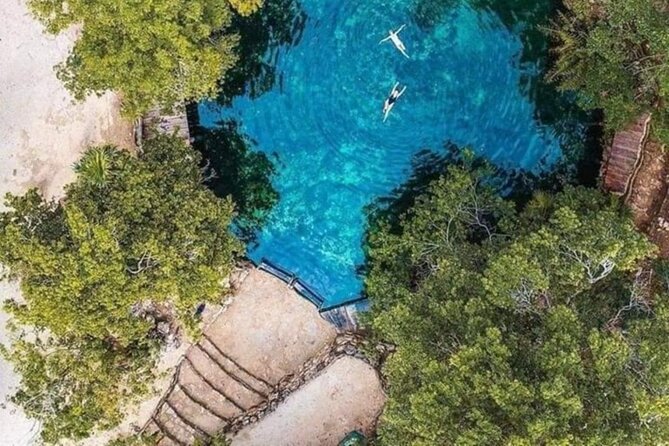 Eco Park Casa Tortuga Cenotes and Tulum Ruins! Riviera Maya Round Transportation - Stop 1: Tulum Archaeological Site, sea views plus Mayan culture context