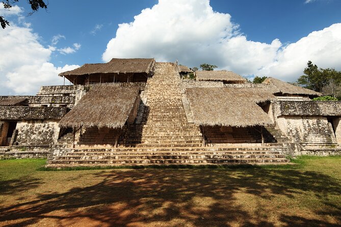 Ek Balam Ruins, Cenote & Magic Town of Uayma – All Inclusive Tour - Stop 1: Climbing Ek Balam and reading the pyramid up close