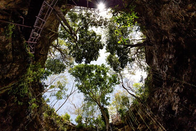 Ek Balam Ruins, Cenote & Magic Town of Uayma – All Inclusive Tour - Stop 2: Cenote Chichikán swim, life jackets, and Mayan-flavored lunch time
