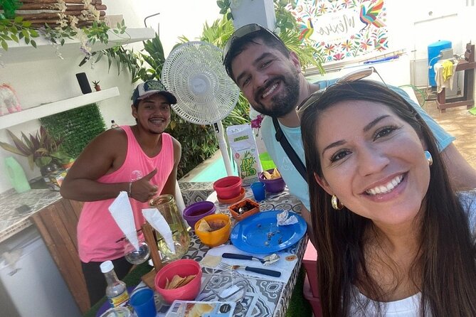 Elaboration of tortillas by hand following the Mexican tradition - Pool Time After the Class: Easy Cancun Add-On
