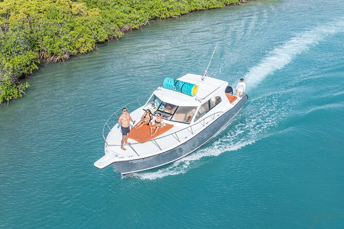 Exclusive Isla Mujeres and Cancun Private Yacht Tour - Deck time and the Lilly Pad: The non-snorkel plan