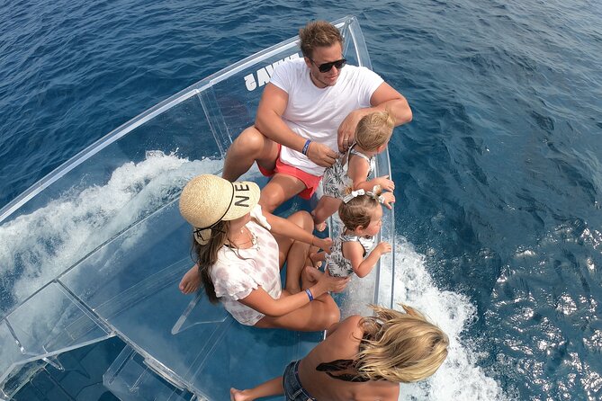 Excursion to Reefs in a transparent boat from Cancun - Caribbean Sea segment: spotting turtles and more