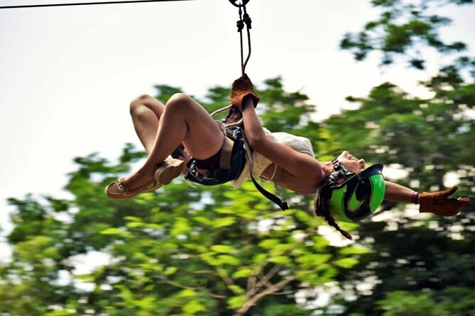 Extreme Experience From Cancun (Atv Shared, Zipline and Cenote) - Zipline over the jungle: set expectations for a quick thrill