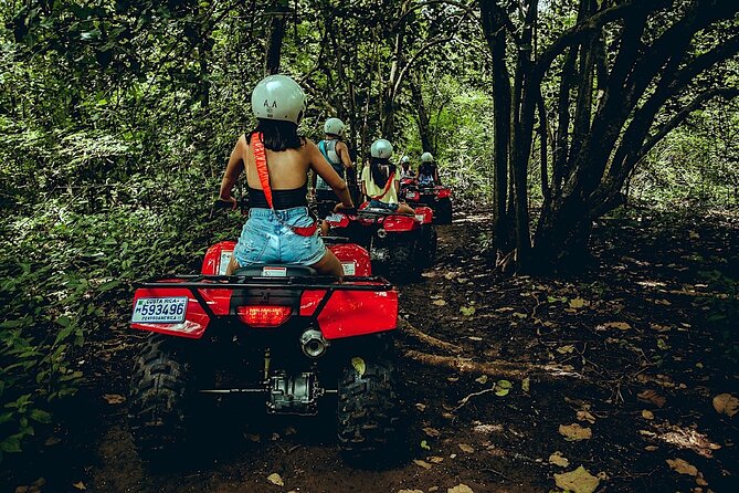 Family ATV Cenote Five Zip Lines Photos Taco Lunch Tequila Taste - Tequila tasting: optional, artistic, and low-pressure