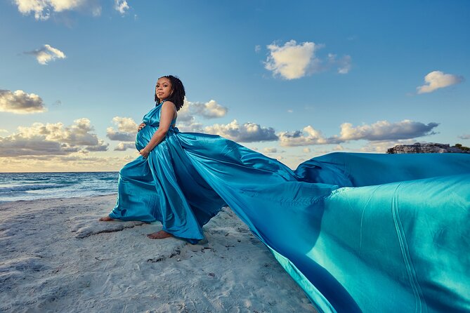 Flying dress photoshoot cancun - Two public beach stops, built for variety