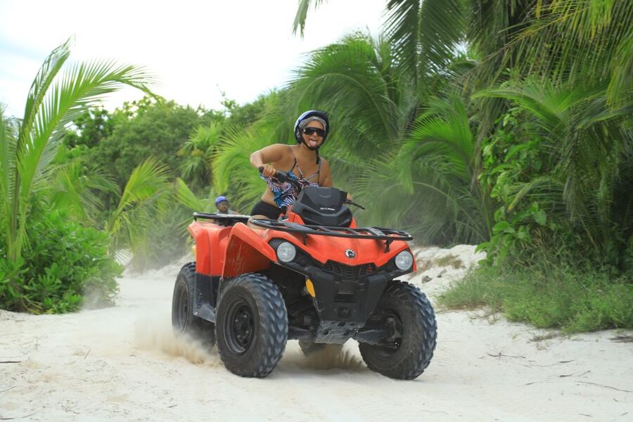 From Cancún: ATV Jungle Trail Adventure and Beach Club - Speed, Control, and Choosing Single vs Double