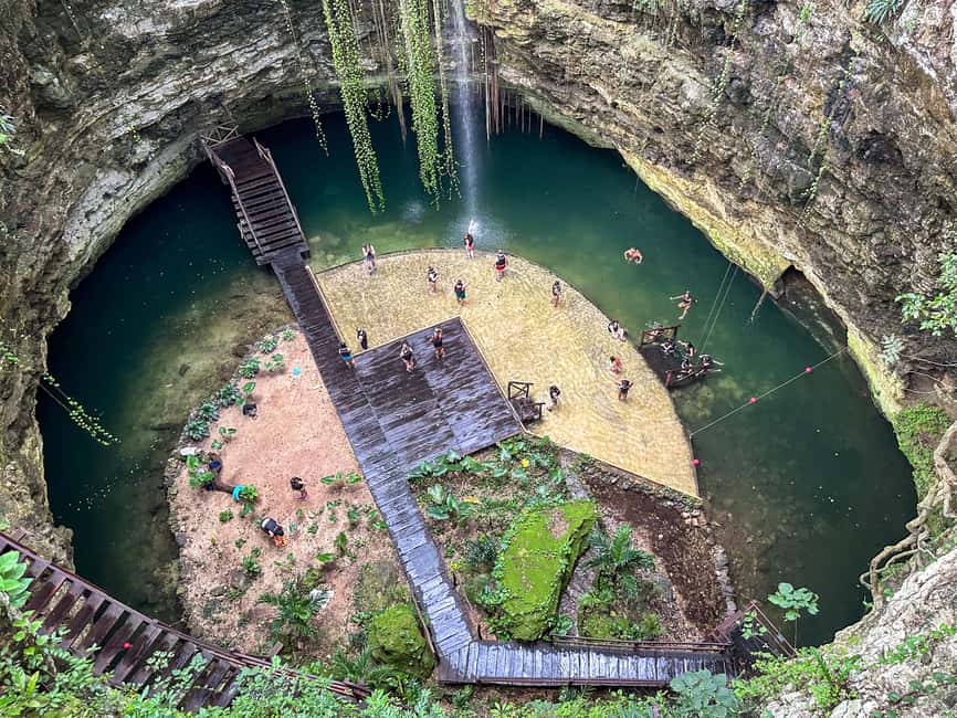 From Cancun: Chichen Itza, Cenote & Valladolid Day Trip - The Cenote Stop: Optional Swim, Strong Refresh, and Cold Water Reality