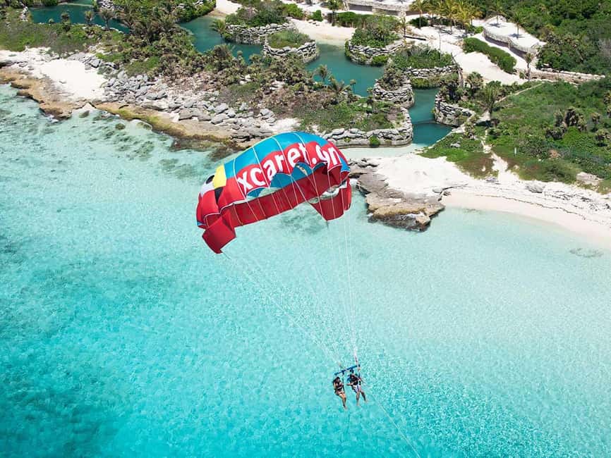 From Cancun: Xcaret Park All-Inclusive - The First Hours at Xcaret Park: Beaches and Natural Pools