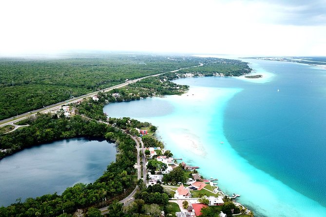 Full day tour to BACALAR, Beach Club, Kayak and an amazing Cenote - San Felipe Fort: panoramic history with a viewpoint mindset