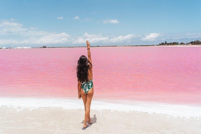 Full-Day Tour to Las Coloradas Pink Paradise in Yucatan and Rio Lagartos. - Las Coloradas pink salt lakes: how to make the most of your 1-hour stop