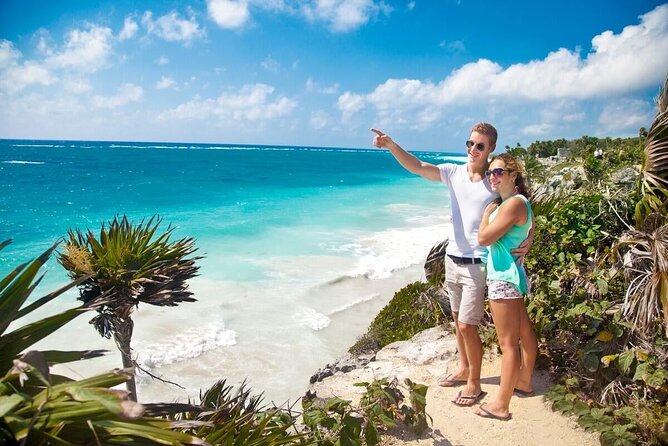 Full Day Tour to Tulum, Coba, Cenote and Playa del Carmen - Stop 1: Tulum Archaeological Site, 90 minutes of ruins and photo time