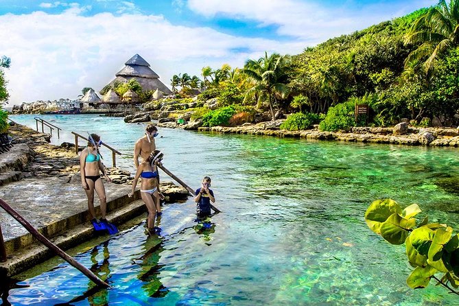 Full day Xcaret Plus & Buffet & from Cancun & Playa del Carmen - Beach and natural pools: the downtime you’ll actually want