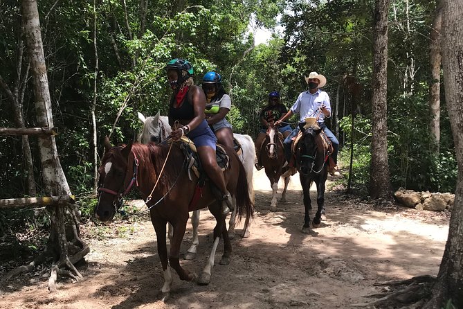Horseback riding and ATV in the jungle, Ziplines, Cenote & Lunch - Entering the Mayan Jungle via Zip Lines