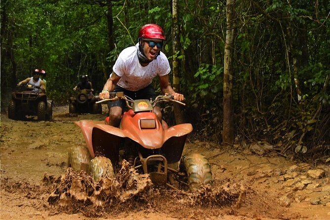 Horseback Riding + ATV + Cenote + Zip-Line from Cancun and Playa del Carmen - Cenote Swim: Refreshing Water, Lifejackets, and Time Limits
