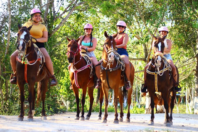 Horseback Riding Cenote, Zipline.Transportation & Tequila Tasting - Horseback riding in the Mayan jungle: what to expect on the saddle