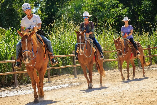Horseback Riding Tour at Rancho Bonanza and Cenote Swim - Snacks, soft drinks, and the mid-ride break