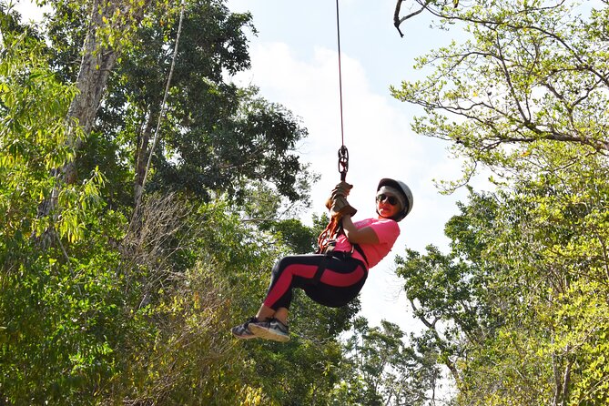 Horseback riding Tour with ATV circuit, ziplines and Cenote - Horseback riding through the jungle: calm pace with a strict 220-pound limit