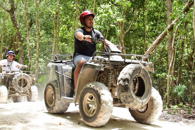 Horseback riding Tour with ATV circuit, ziplines and Cenote - Cenote swim: the best reset after riding and flying
