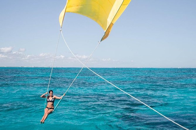Isla Mujeres adventure by Catamaran. Snorkel, open bar and lunch - Possible Spinnaker Thrill: When Weather Plays Nice